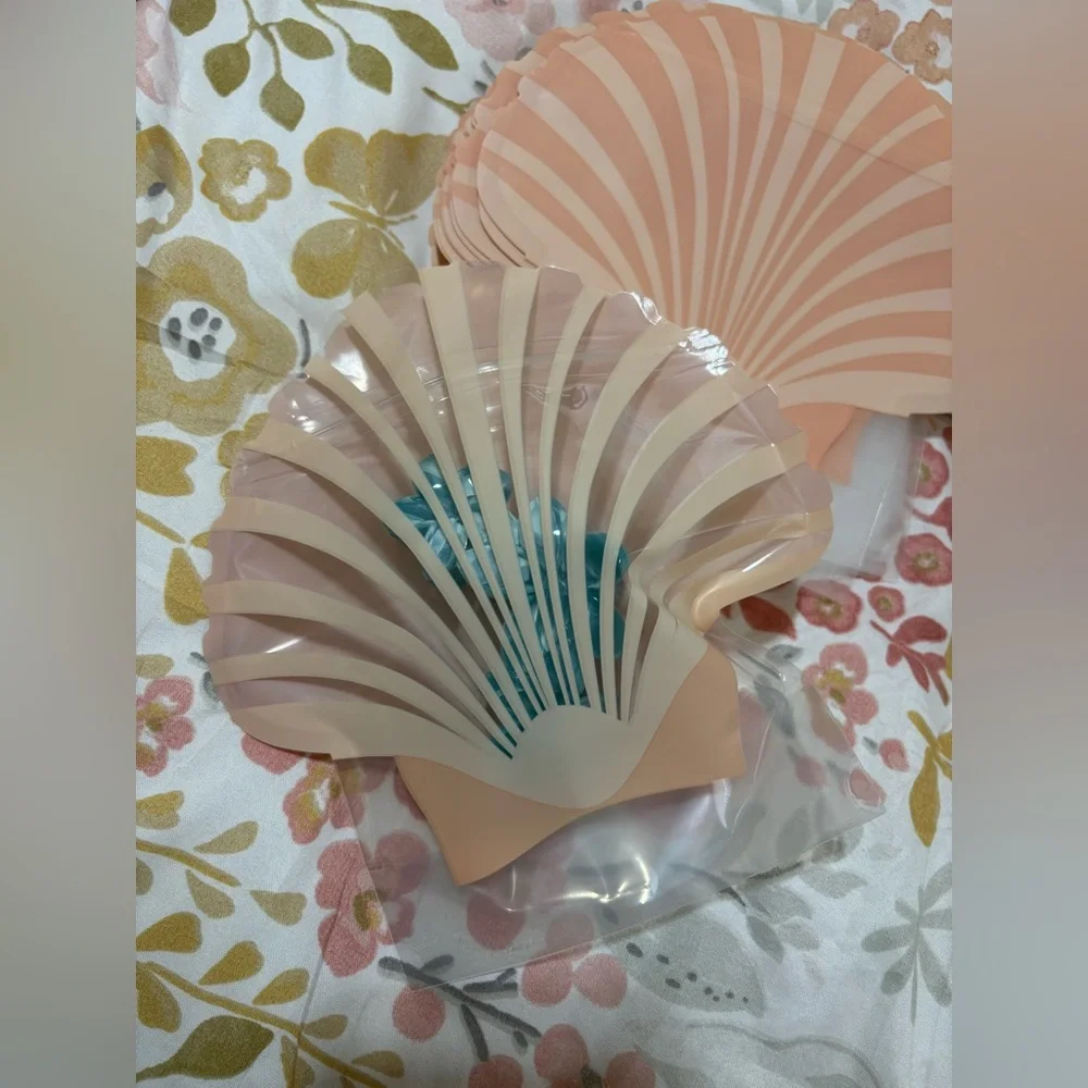 Peach Shell Favor Bags - Decorative Party Treat Bags